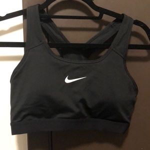 Black Nike sports bra